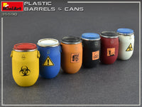 1/35 Mini Art - Plastic Barrels & Cans - 35590