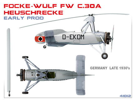 1/35 Mini Art - Focke-Wulf FW C.30A Heuschrecke - 41012