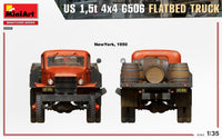 1/35 Mini Art - U.S. 1.5T 4×4 G506 Flatbed Truck - 38056