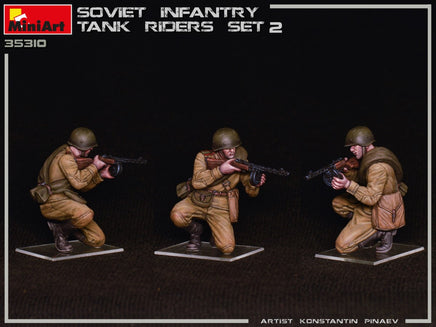 1/35 Mini Art - Soviet Infantry Tank Riders Set 2 - 35310