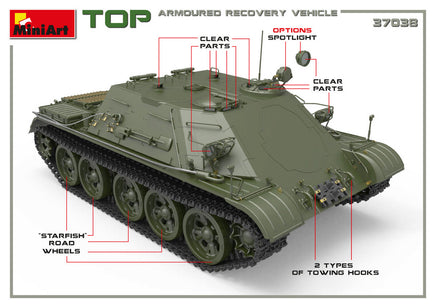 1/35 Mini Art - Top Armoured Recovery Vehicle - 37038