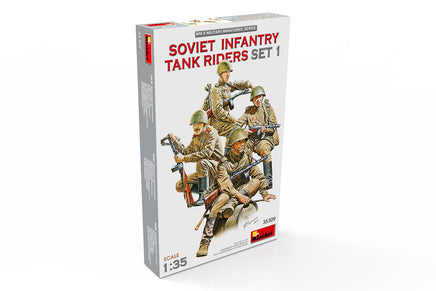 1/35 Mini Art - Soviet Infantry Tank Riders Set 1 - 35309