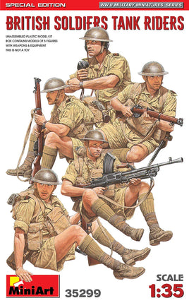 1/35 MiniArt British Soldiers Tank Riders 35299 - MPM Hobbies