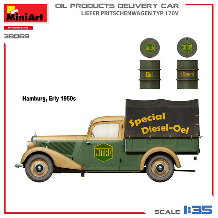 1/35 Mini Art - Oil Products Delivery Car - 38069