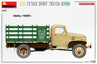 1/35 Mini Art - U.S. Stake Body Truck G506 - 38067