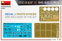 1/35 Mini Art - Stug III Ausf. G 1945 Alkett Prod. - 35388 - MPM Hobbies