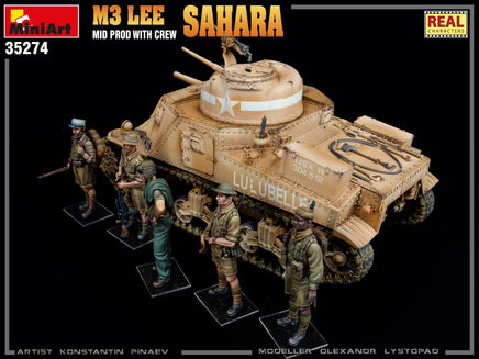 1/35 Mini Art - M3 Lee Mid Prod. Sahara with Crew - 35274