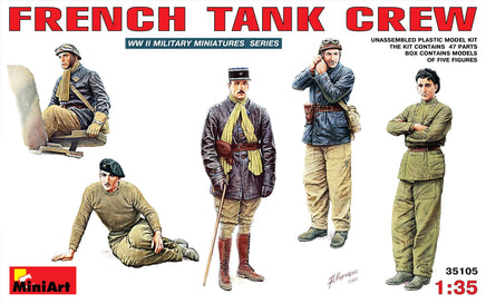 1/35 Mini Art - French Tank Crew - 35105 - MPM Hobbies