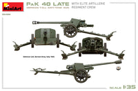 1/35 Mini Art - German 7.5cm Anti-Tank Gun Pak 40 Late - 35409