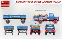 1/35 Mini Art - German Truck L1500S w/Cargo Trailer - 38023