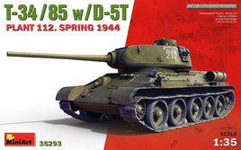 1/35 Mini Art - T-34/85 w/D-5T Plant 112 Spring 1944 - 35293