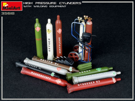 1/35 Mini Art - High Pressure Cylinders w/Welding Equipment - 35618