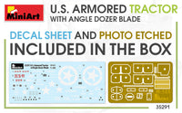 1/35 Mini Art - U.S. Armored Tractor with Angle Dozer Blade - 35291