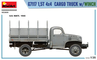 1/35 Mini Art - G7117 1.5T 4x4 Cargo Truck w/Winch - 35389