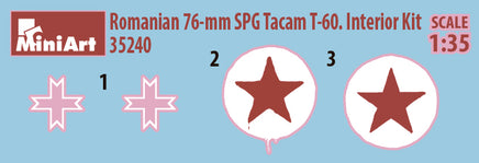1/35 Mini Art - Romanian 76mm SPG Tacam T-60 - 35240