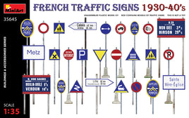 1/35 Mini Art - French Traffic Signs 1930-40’s - 35645