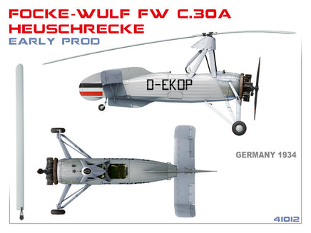 1/35 Mini Art - Focke-Wulf FW C.30A Heuschrecke - 41012