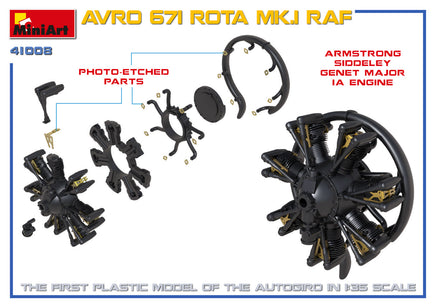 1/35 Mini Art - AVRO 671 Rota Mk.I Raf - 41008