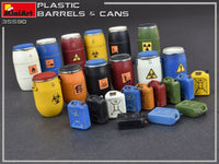 1/35 Mini Art - Plastic Barrels & Cans - 35590
