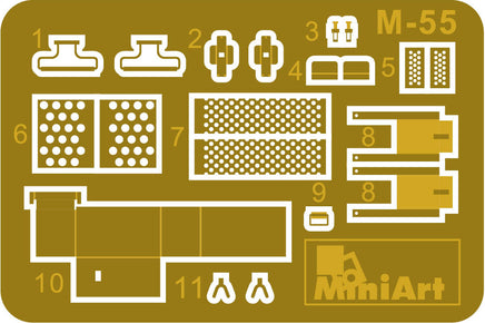 1/35 Mini Art - U.S. Machine Gun Set - 37047