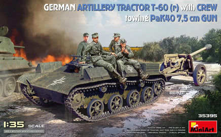 1/35 Mini Art - German Artillery Tractor T-60 (r) & Crew - 35395