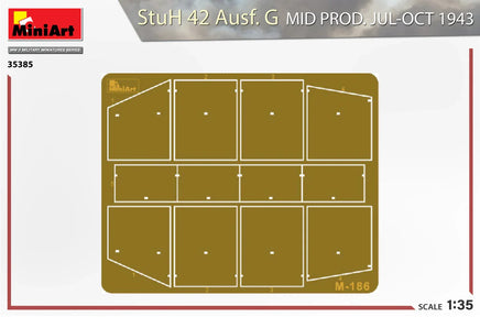 1/35 Mini Art - StuH 42 Ausf. G Mid Prod. Jul-Oct 1943 - 35385 - MPM Hobbies