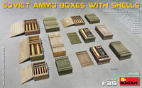 1/35 Mini Art - Soviet Ammo Boxes with Shells - 35261