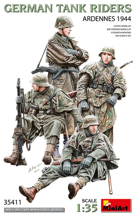 1/35 Mini Art - German Tank Riders Ardennes 1944 - 35411