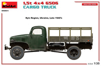 1/35 Mini Art - 1.5T 4×4 G506 Cargo Truck - 38064