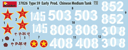 1/35 Mini Art - Type 59 Chinese Medium Tank - 37026