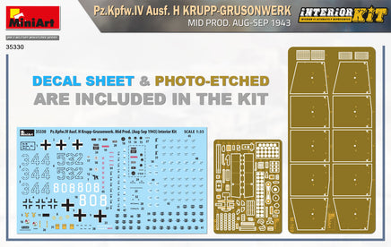 1/35 Mini Art - Pz.Kpfw.IV Ausf. H Krupp-Grusonwerk - 35330