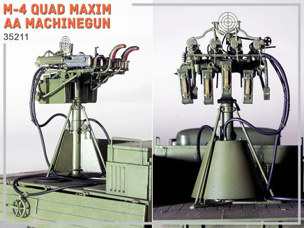 1/35 Mini Art - M-4 Quad Maxim AA Machine Gun - 35211 - MPM Hobbies