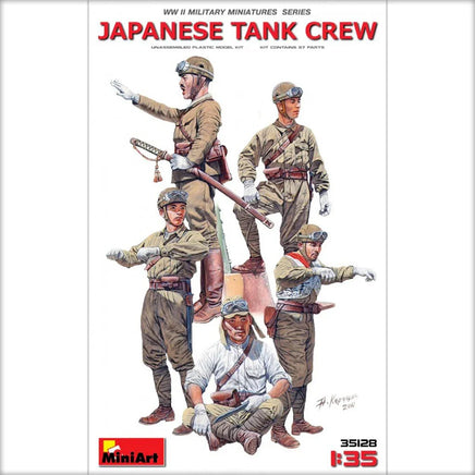 1/35 Mini Art - Japanese Tank Crew - 35128 - MPM Hobbies