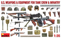1/35 Mini Art - U.S. Weapons & Equipment for Tank Crew & Infantry - 35334 - MPM Hobbies