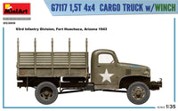 1/35 Mini Art - G7117 1.5T 4x4 Cargo Truck w/Winch - 35389