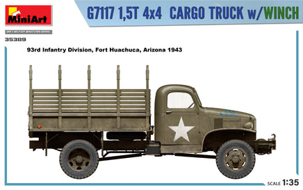 1/35 Mini Art - G7117 1.5T 4x4 Cargo Truck w/Winch - 35389