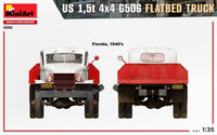 1/35 Mini Art - U.S. 1.5T 4×4 G506 Flatbed Truck - 38056