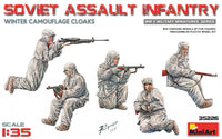 1/35 Mini Art - Soviet Assault Infantry (Winter Camouflage Cloaks) - 35226