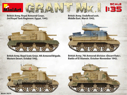 1/35 Mini Art - Grant Mk.I Tank - 35276