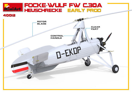 1/35 Mini Art - Focke-Wulf FW C.30A Heuschrecke - 41012