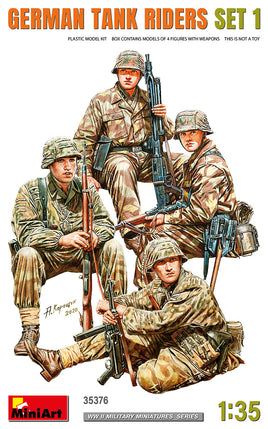 1/35 Mini Art - German Tank Riders Set 1 - 35376
