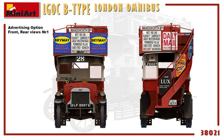 1/35 Mini Art - LGOC B-Type London Omnibus - 38021