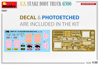 1/35 Mini Art - U.S. Stake Body Truck G506 - 38067