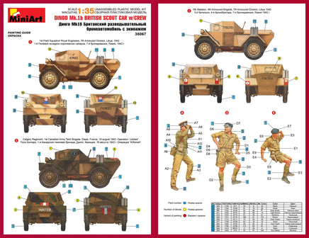 1/35 Mini Art - DINGO Mk.1B British Scout Car with Crew - 35067 - MPM Hobbies