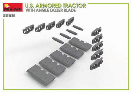 1/35 Mini Art - U.S. Armored Tractor with Angle Dozer Blade - 35291