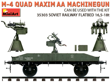 1/35 Mini Art - M-4 Quad Maxim AA Machine Gun - 35211 - MPM Hobbies