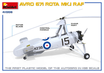 1/35 Mini Art - AVRO 671 Rota Mk.I Raf - 41008