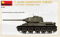 1/35 Mini Art - T-34/85 Composite Turret 112 Plant Summer 1944 - 35306