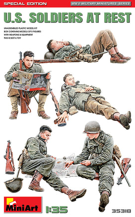 1/35 Mini Art - U.S. Soldiers At Rest - 35318