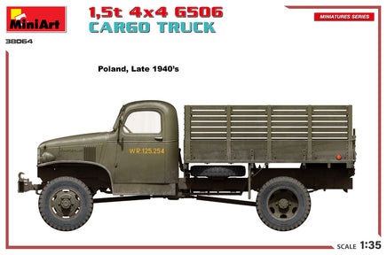 1/35 Mini Art - 1.5T 4×4 G506 Cargo Truck - 38064